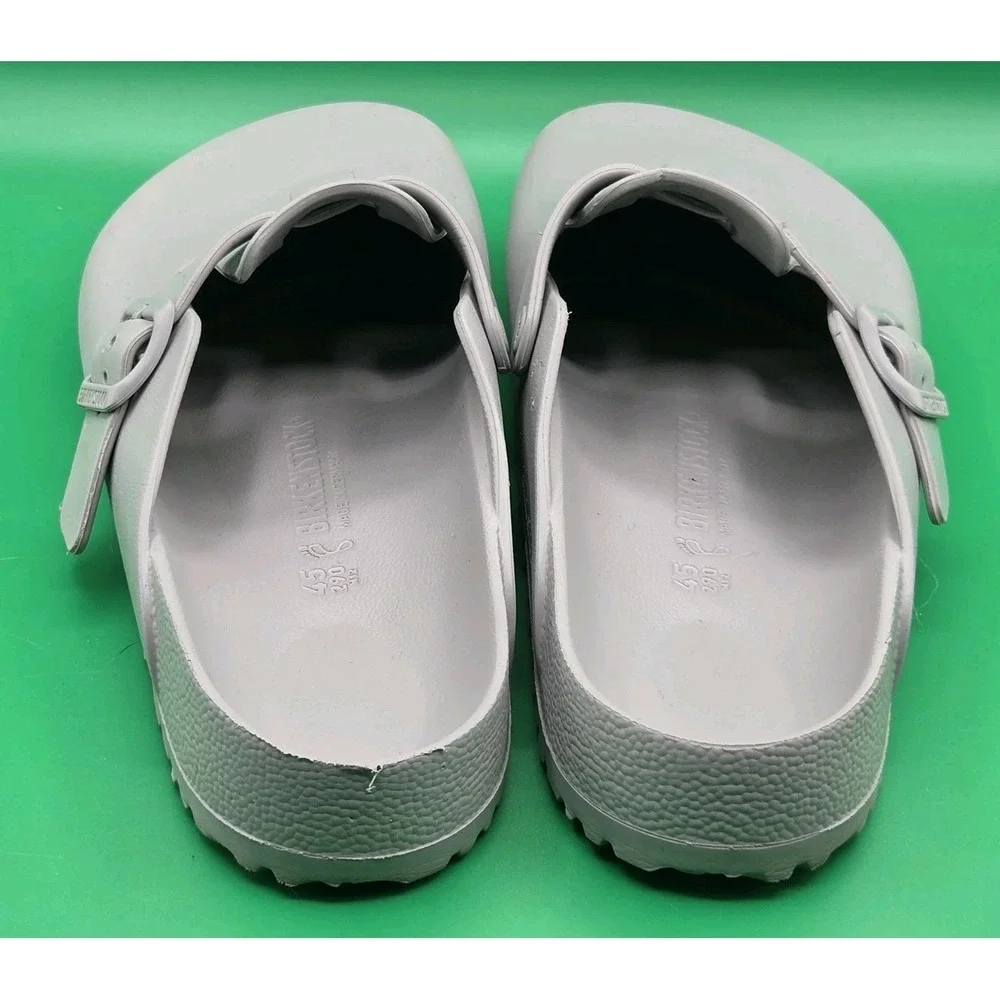 Birkenstock Boston EVA Essentials Mens Clog Size 45 US 12 Stone Cain Gray